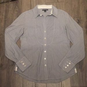 Banana Republic Pinstripe Long Sleeve Shirt